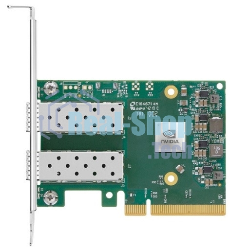 Сетевая карта ConnectX-6 Lx EN adapter card, 25GbE, Dual-port SFP28, PCIe 4.0 x8, No Crypto, Tall Bracket