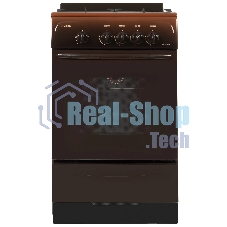 Плита газовая Gefest CG 50М02 К83 коричневый, конфорок 4 шт, духовка 42 л, 50 см x 85 см x 53 см