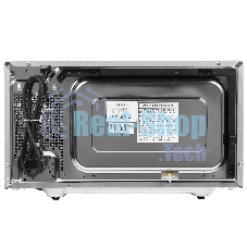 Микроволновая печь CASO MG 25 Ceramic Menu серебристый/черный, 25 л, 900 Вт, переключатели - кнопки, поворотный механизм