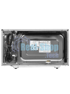 Микроволновая печь CASO MG 25 Ceramic Menu серебристый/черный, 25 л, 900 Вт, переключатели - кнопки, поворотный механизм