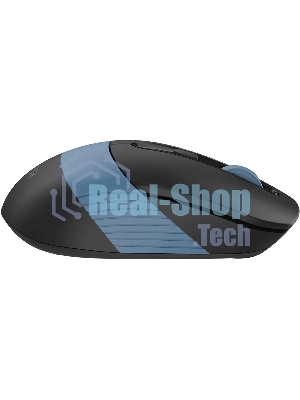 Мышь беспроводная A4Tech Fstyler FB10CS черный/синий, 2000 dpi, радиоканал, Bluetooth, USB, кнопки - 4