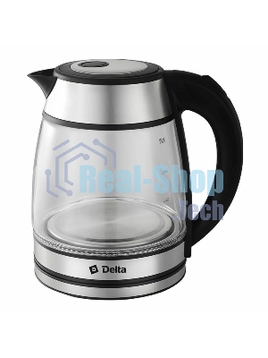Чайник электрический DELTA DL-1120 серебряный