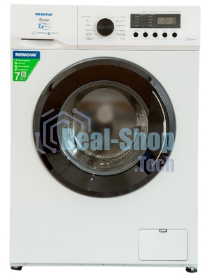 Стиральная машина Renova WAF-7012SM91 белый, загрузка фронтальная 7 кг, 1200 об/мин, класс A+++