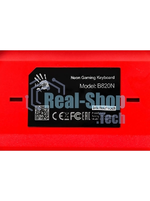 Клавиатура A4Tech Bloody B820N проводная, USB Type-A, чёрный