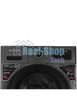 Стиральная машина Willmark WMF-1015LG графит, загрузка фронтальная 10кг, 1400 об/мин., класс: A+++