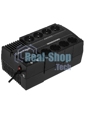 Источник бесперебойного питания CyberPower BS650E NEW/650 ВА/390 Вт/8 х CEE 7 (евророзетка)