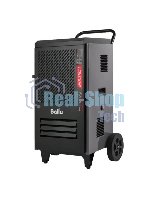 Осушитель воздуха Ballu BDI-80L чёрный, 80 л/сутки, 10 л, гигростат, очистка воздуха