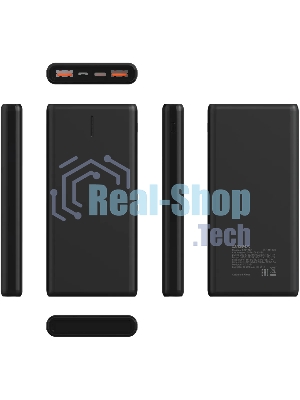 Портативный аккумулятор Digma DGPF10C 10000mAh QC3.0/PD3.0 22.5W 3A 2xUSB-A/USB-C черный