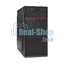Компьютерный корпус ExeGate BAA-113 EX292347RUS Minitower (mATX, без БП, 2хUSB, аудио, черный)