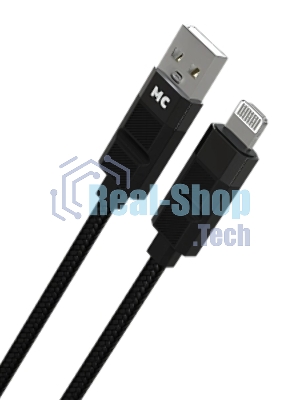Дата-кабель MORE CHOICE (4620202554826) K87i 2м USB 2.4A для Lightning - 2м, черный