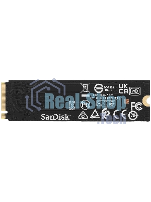Накопитель SSD 1Tb WD черный SN7100, M.2 2280, PCI-E 3x4, R/W - 7250/6900 Mb/s 3D-NAND TLC