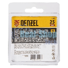 Набор бит торсионных Denzel PZ1x25 мм, лазерная обработка шлица, сталь S2, 10 шт.