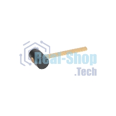 Киянка резиновая Kranz KR-12-8144 680 г, черная резина, деревянная рукоятка