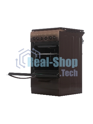 Плита газовая Gefest 5100-02 0001 коричневый, конфорок 4 газовых, духовка 52 л, 50 см x 85 см x 58.5 см