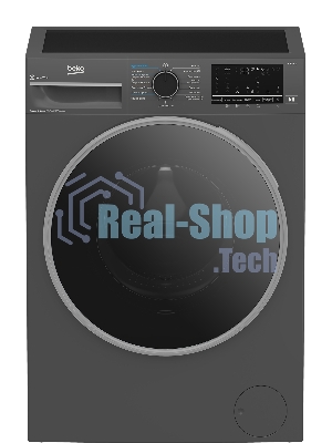 Стирально-сушильная машина Beko B3DFR57H22A антрацит, загрузка фронтальная 7.5кг, 1200 об/мин., класс: B