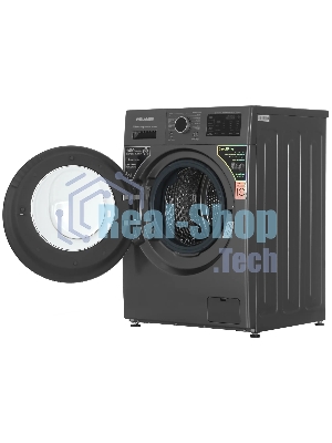 Стиральная машина Willmark WMF-1015LG графит, загрузка фронтальная 10кг, 1400 об/мин., класс: A+++