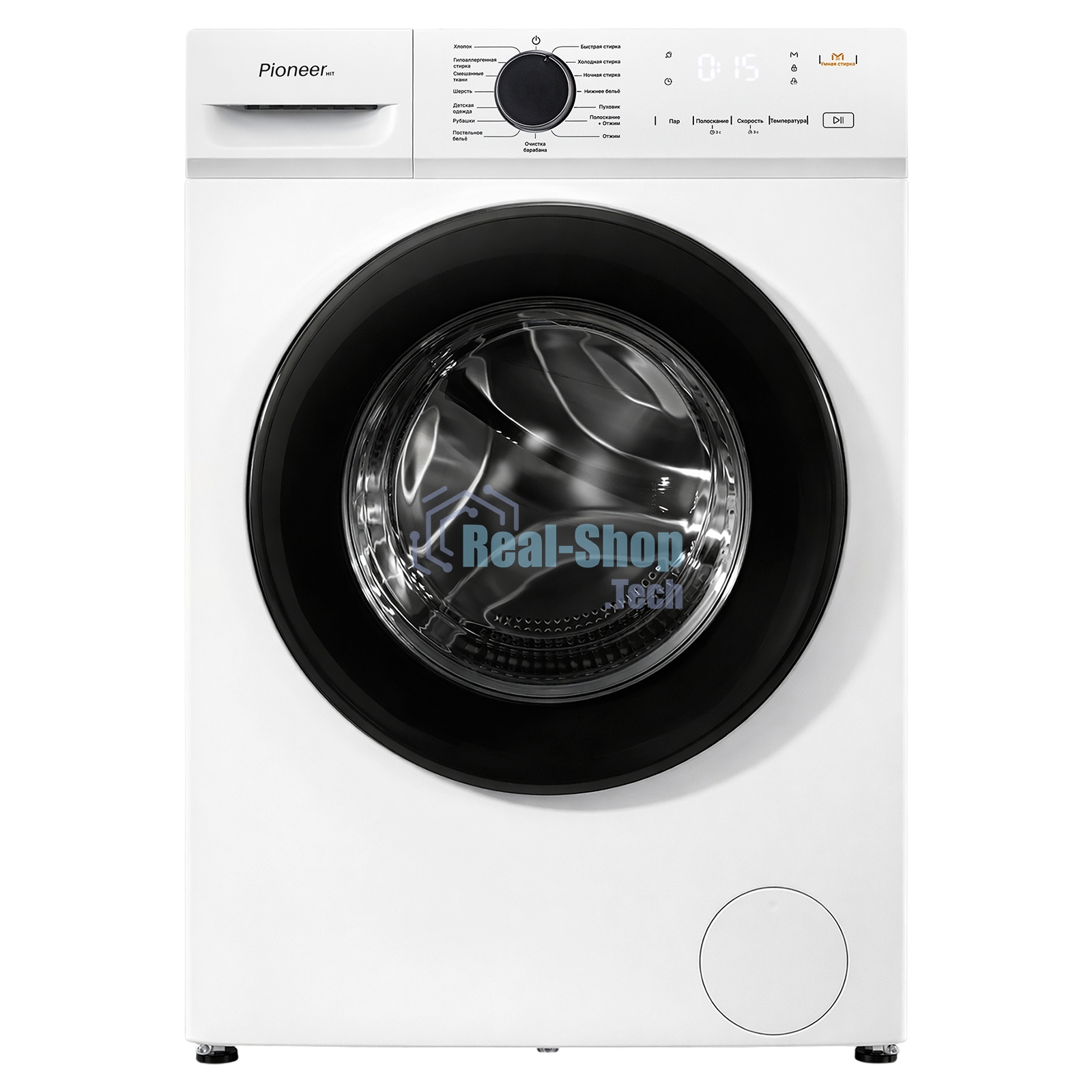 Стиральная машина Pioneer WM-228004WH белый, загрузка фронтальная 8 кг, 1400 об/мин