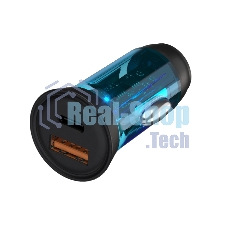 Автомобильное зарядное устройство Maxvi CCM-MS603PD 43W 6A (USB + Type-C, QC3.0 PD3.0) черный