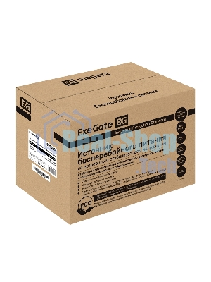 Источник бесперебойного питания ExeGate EX292802RUS SpecialPro UNB-1600.LED.AVR.2SH.3C13.USB 1600VA/950W, LED, AVR, 2*Schuko+3*C13, USB,съемн.кабель, металлический корпус, черный