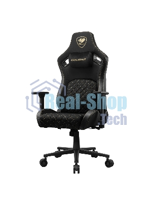 Кресло Cougar Defensor Gold F черный/золотой, ткань