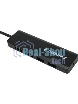 USB-концентратор Gembird UHB-C364, USB 3.0, USB 4 порта, USB Type-C / с доп питанием