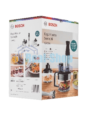Блендер погружной Bosch MSM6M871 1200 Вт, черный