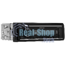 Автомагнитола Kenwood KMM-BT408, 1 DIN, Bluetooth, USB Type-A, AUX, съёмная панель