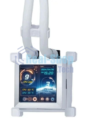 Система жидкостного охлаждения Lian-Li HydroShift LCD 360S Soc-AM5/AM4/1700 белый 4-pin 29.8dB Al+Cu LCD 330W Ret (G89.GHSLCD36SW.R0)