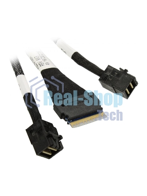 Кабель Broadcom 05-60003-00 Slimline SASx8 (SFF8654) -to- 2 SAS HD x4 (SFF8643)+ SFF9402, 1M