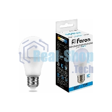 Лампа светодиодная FERON LB-91 (25446) 7W 230V E27 6400K A60