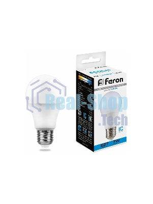 Лампа светодиодная FERON LB-91 (25446) 7W 230V E27 6400K A60