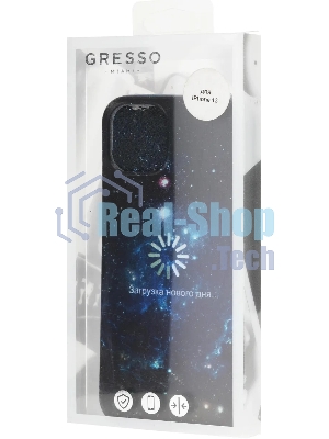 Чехол (клип-кейс) Gresso Meridian, для iPhone 13, черный gr17aaae8891