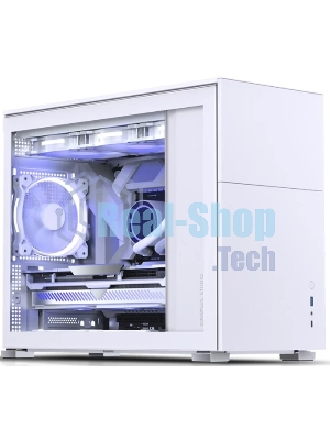Компьютерный корпусMini-Tower/ Case JONSBO D31 STD, Mini-Tower, TG, no fan, 1xUSB-A 3.2 + 1xUSB-C 3.2, mATX, mDTX, mITX белый