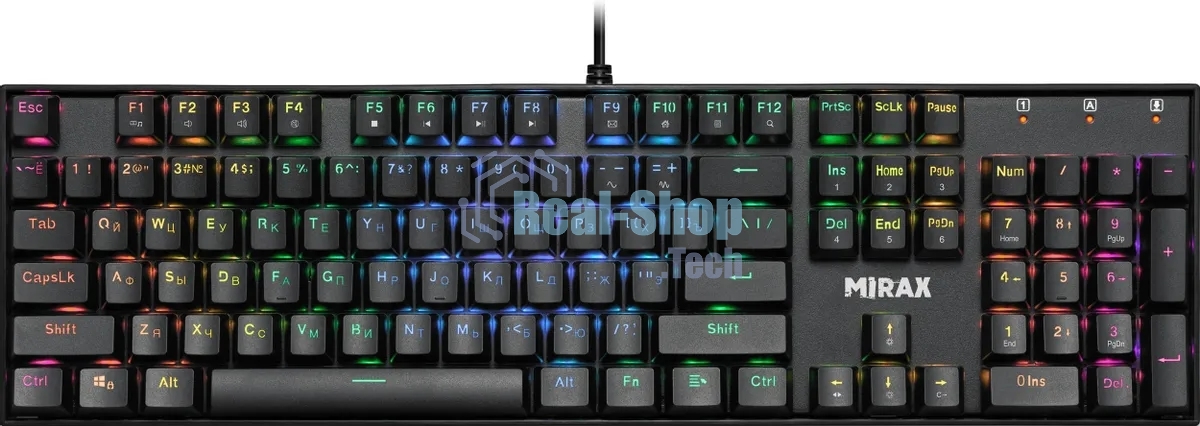 Клавиатура Defender Mirax GK-352 проводная, USB Type-A, чёрный