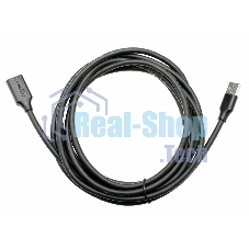 Кабель удлинительный USB3.0 Am-Af 3m Telecom черный (TUS708-3M)