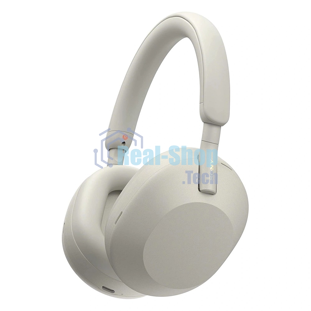 Гарнитура беспроводная/проводная Bluetooth Sony WH-1000XM5, серебристый
