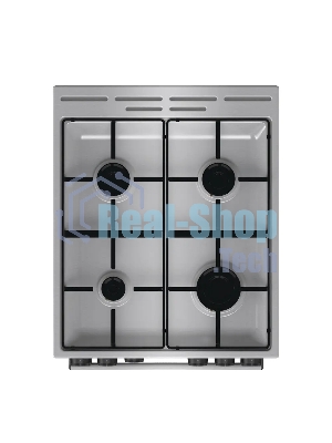 Плита газовая Gorenje GGI5A21XJ серебристый, конфорок 4 газовых, духовка 61 л, 50 см x 85 см x 59.4 см