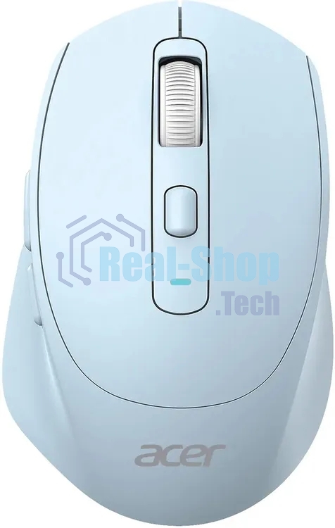 Мышь Acer OMR504 голубой оптическая 3200dpi silent беспров. BT/Radio USB 4but (ZL.MCE11.01E)