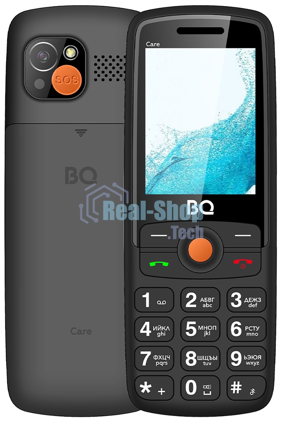Мобильный телефон BQ 2459 Care черный