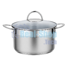 Кастрюля Maunfeld GERDA MCS33S07 из нержавеющей стали со стеклянной крышкой, 20 см, 3,3 л.