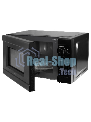 Микроволновая печь BBK 20MWS-709M/B черный, 20 л, 700 Вт, переключатели - поворотный механизм