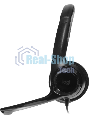 Гарнитура Logitech H390 чёрный, проводная, USB