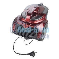 Пылесос Eurostek EVC-4514 красный, 500/2800 Вт, уборка сухая, пылесборник контейнер 3 л