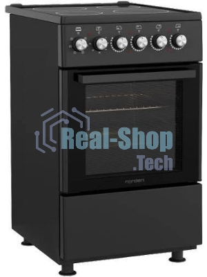 Плита электрическая NORDEN FF5055XXVD Черный матовый