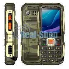 Мобильный телефон BQ 2430L Tank Connect камуфляж/золотистый
