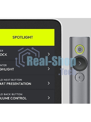Презентер Logitech Spotlight R-R0011 серый, Bluetooth, кнопки - 3