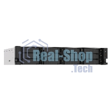 Сетевое хранилище без дисков SMB QNAP TS-1273AU-RP-8G NAS 12 HDD trays, 2x 2.5 GbE, rackmount, 2 PSU. 4-core AMD V1500B2,2 GHz, RAM 8 Gb (8 Gb UDIMM DDR4 (1 x 8 Gb) up to 32 Gb (2 x 16 Gb)). W/o rail kit RAIL-B02