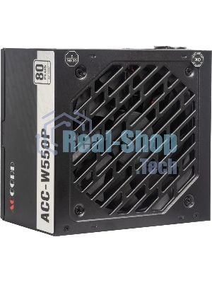 Блок питания Accord ACC-W550P, 550Вт, 80 PLUS WHITE, 120мм, черный
