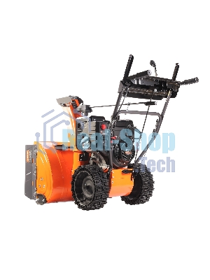 Снегоуборщик PATRIOT PRO 11 KX (коммунально-хозяйственный); 11 л.с., усиленный редуктор, безвоздушные колеса WE3, антиадгезионное покрытие ковша и желоба.