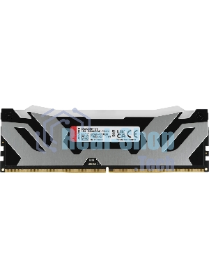 Оперативная память Kingston Fury Renegade RGB, DDR5, 24GB (1x24 GB), 7200 MHz, CL38, радиатор, RGB, серебристый